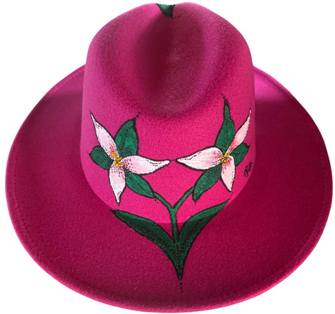 Pink Trillium Fedora