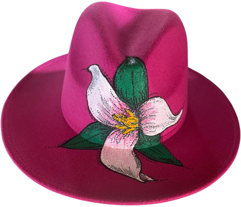 Pink Trillium Fedora