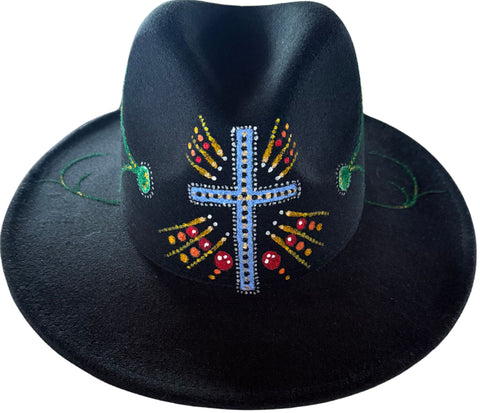 Preacher Painted Fedora