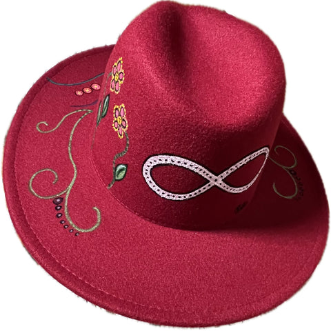 Métis Red Fedora